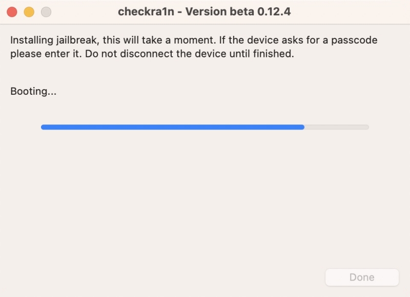booting in checkra1n booting in checkra1n