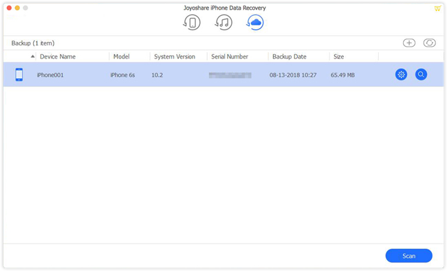 extract icloud backup files