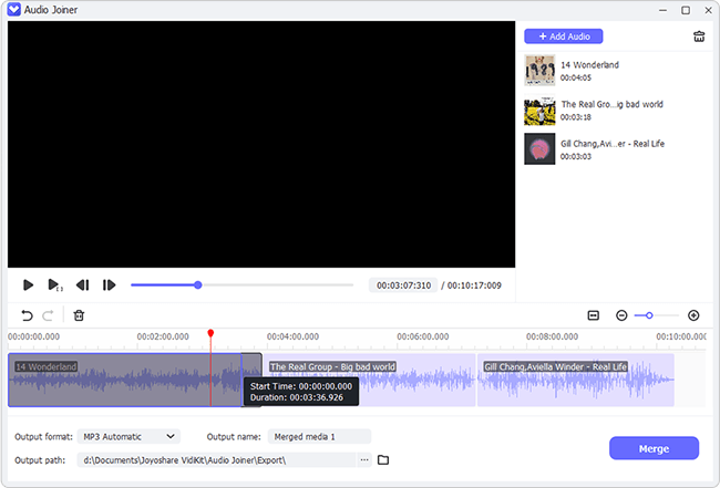 edit audio tracks in encoding mode