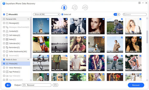 joyoshare iphone photo vault recovery win