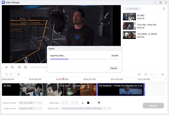 merge video with video joiner