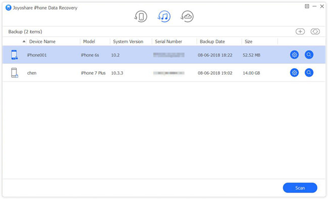 choose to recover from itunes