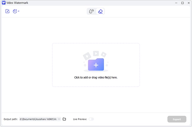 joyoshare vidikit watermark wizard