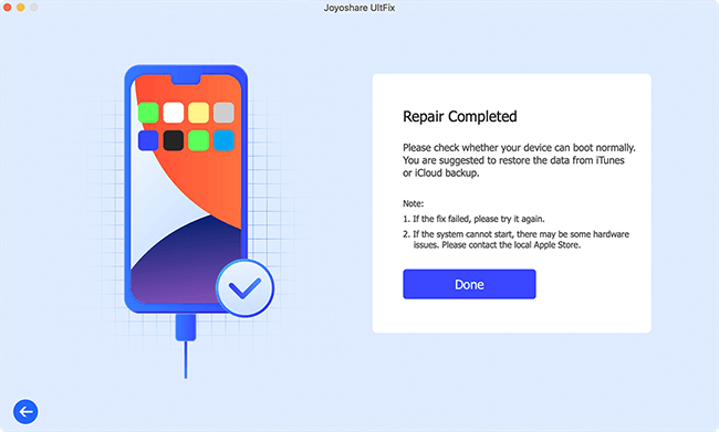 repair iphone displays the low-battery image and is unresponsive