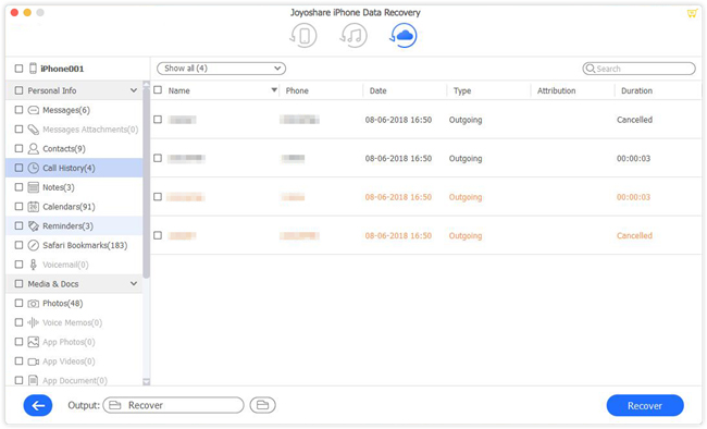 recover from icloud backup