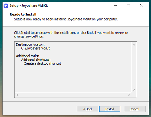 install vidikit on win