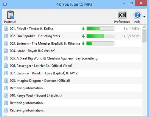 4k youtube to mp3