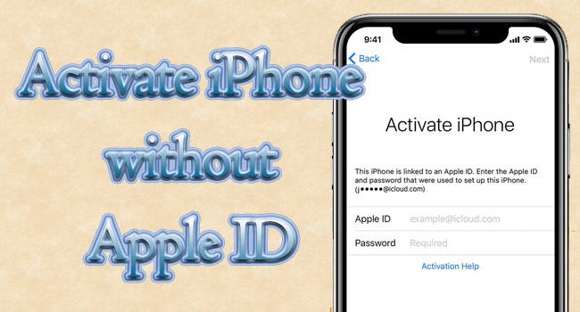 activate iphone without apple id