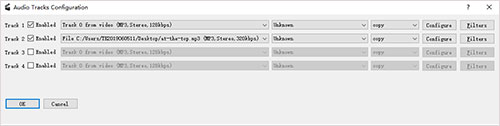 add audio to avi with avidemux