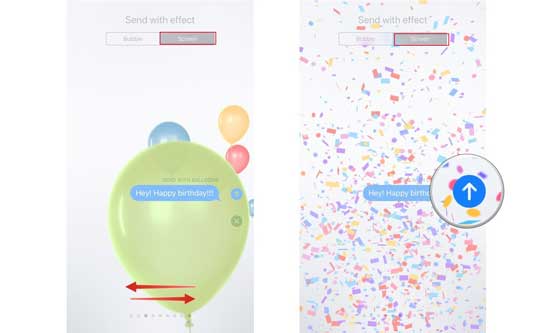 add screen effects on iphone