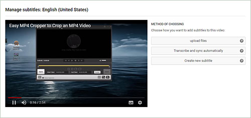 add subtitles to youtube video in youtube studio