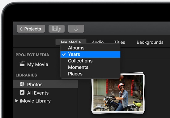 add videos in imovie on mac