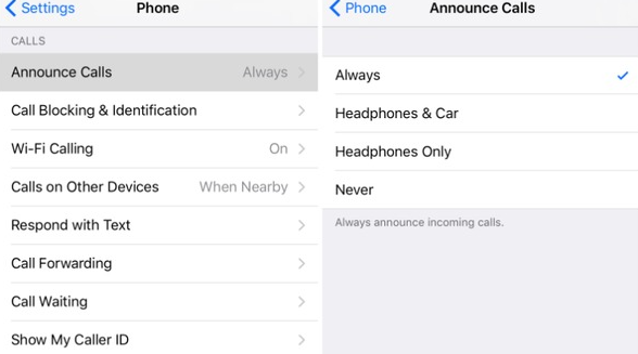 change Announce Calls to Always
