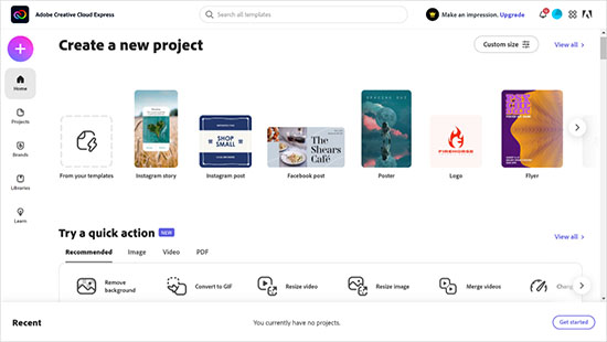 adobe creative cloud express