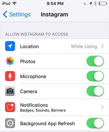 check app limitation