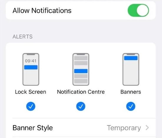 allow notifications