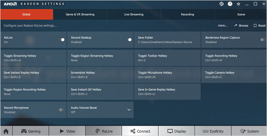amd radeon relive