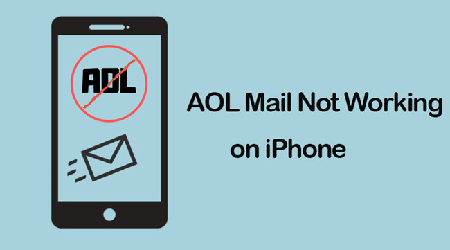 aol mail not working on iphone