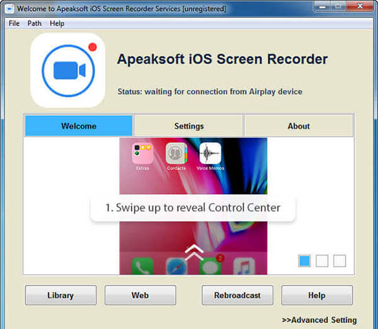apeaksoft ios screen recorder