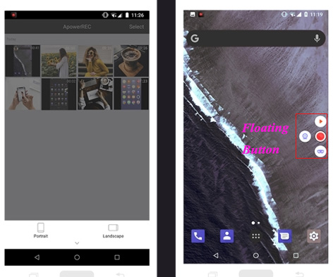 apowerrec on android