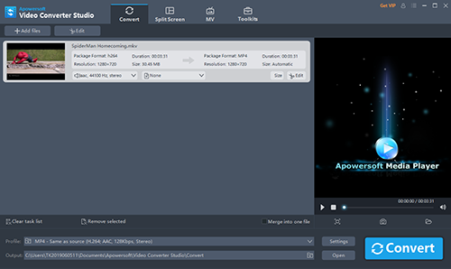 apowersoft video converter studio