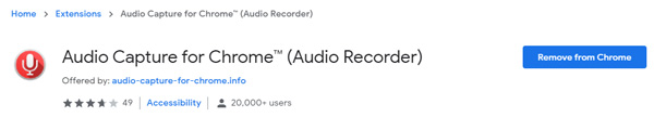 audio capture for chrome
