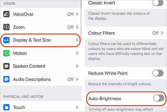 auto brightness