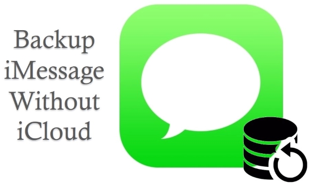 backup imessage without icloud