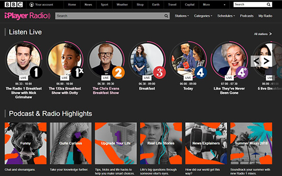 bbc iplayer radio