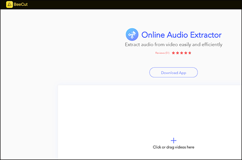 beecut online audio extractor