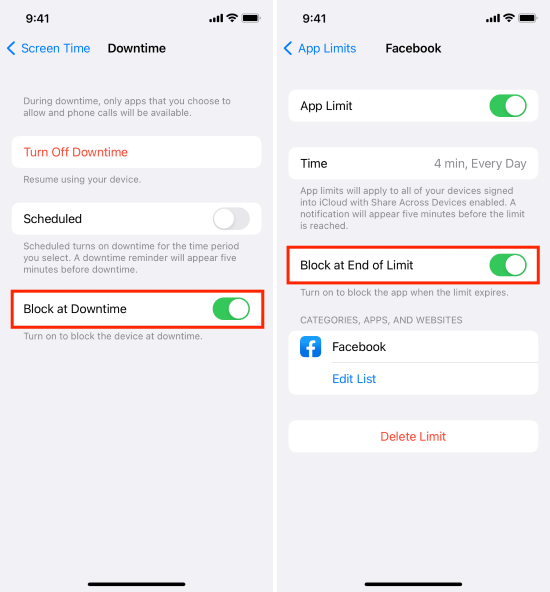 reset screen time passcode on settings
