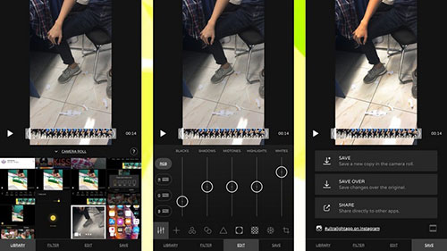 brighten video on iphone ultralight