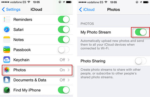 check if iphone sync with icloud