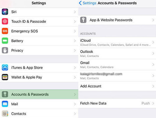 check mail settings