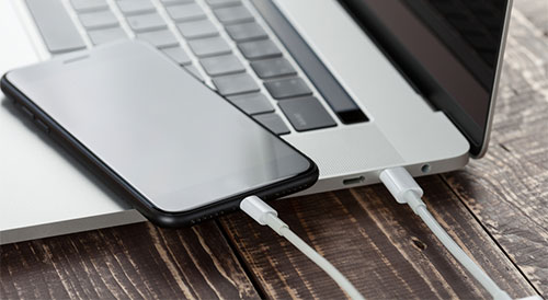 check usb connection