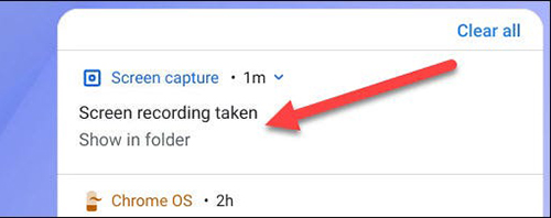 chromebook stop recording