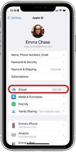 check icloud storage
