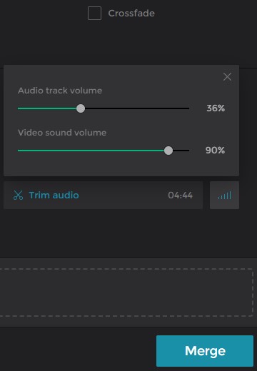 clideo add audio to vob files
