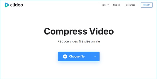 clideo compress video