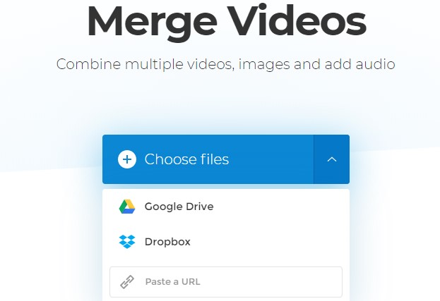 combine two videos into one clideo
