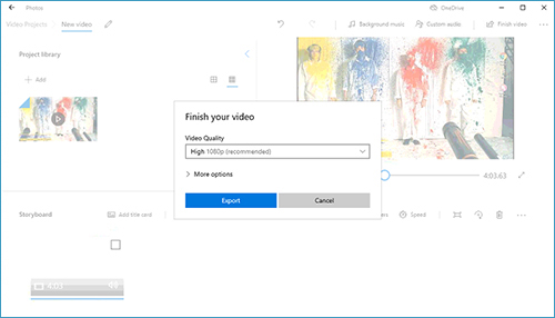 merge photos windows 10 photos app