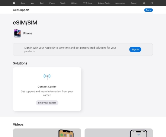 contact apple support