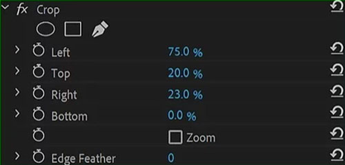 adobe premiere crop effect
