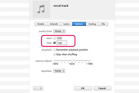 cut music on itunes 3 1