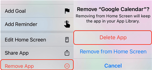 delete apps