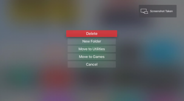 delete apps from the Home screen