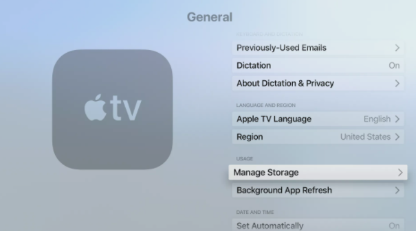 delete apps in the Settings app
