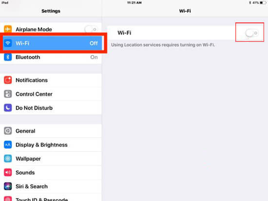 check wifi connection
