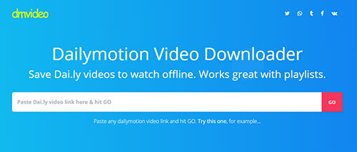 dmvideo dailymotion downloader