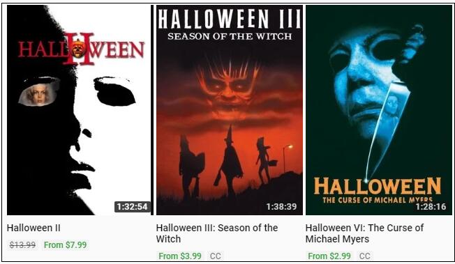 download halloween movies